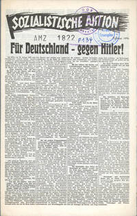 Abb. 4: »Sozialistische Aktion«, Februar 1936